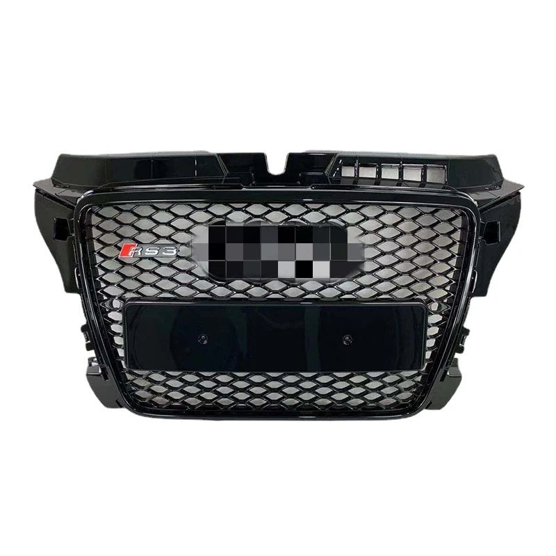 Front Bumper Grill Honeycomb Hood Mesh Grille for Audi A3 a3 up to RS3 Racing Grilles 2009-2013 ABS Plastic Car Accessories