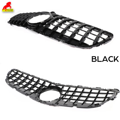 Front Bumper GT Grille suitable for Mercedes CLS Class W218 X218 2015 - 2017 CLS 400 CLS 350 CLS 500 Black Silver Racing Grill