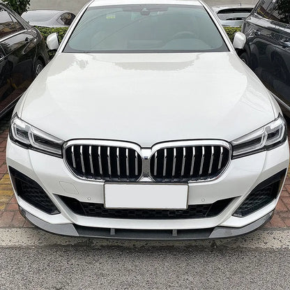 Car Front Lower Bumper Lip Spoiler for BMW 5 Series G30 LCL M Sport 525i 530i 2021+ Car Modification Body Guard Protective Cover