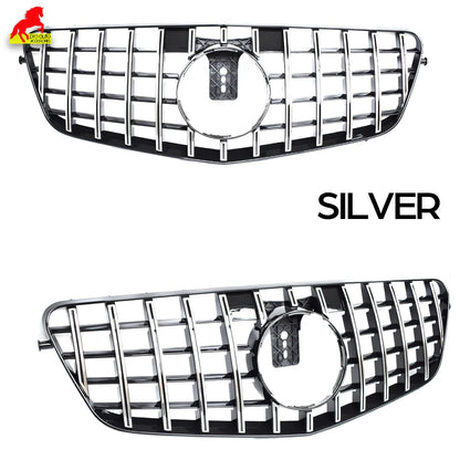 W212 Front Bumper Hood Grill Panamericana GT Style Grille for Mercedes 2009 - 2013 E Class W212 Sedan S212 Estate Car Grills