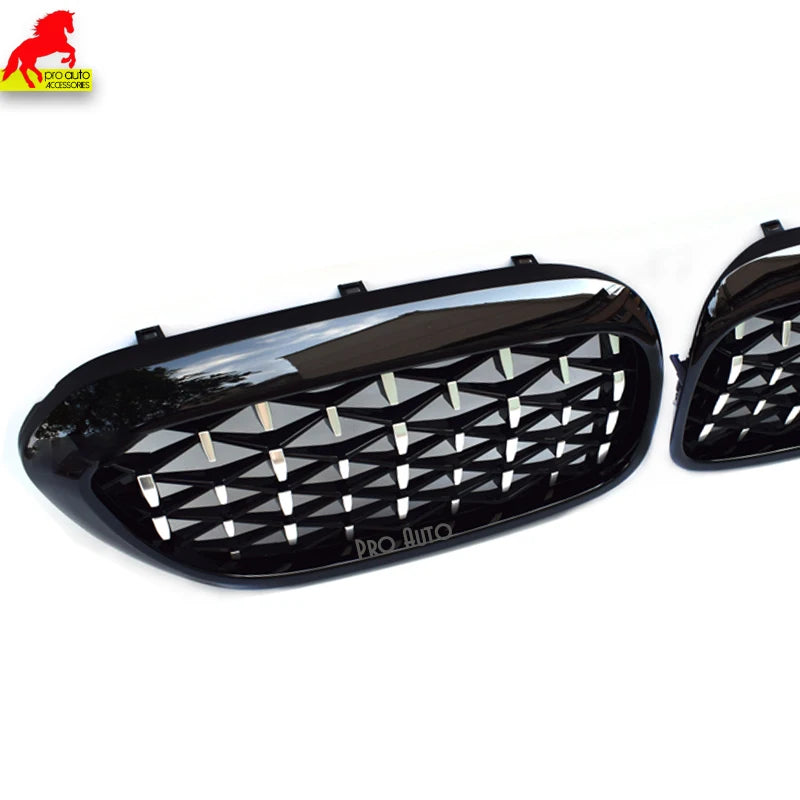 Front Kidney Grille Diamond for BMW 5 Series 2017-2019 Pre-LCI G30 Sedan G31 Wagon F90 M5 528i 530i 535i 540i Car Racing Grills