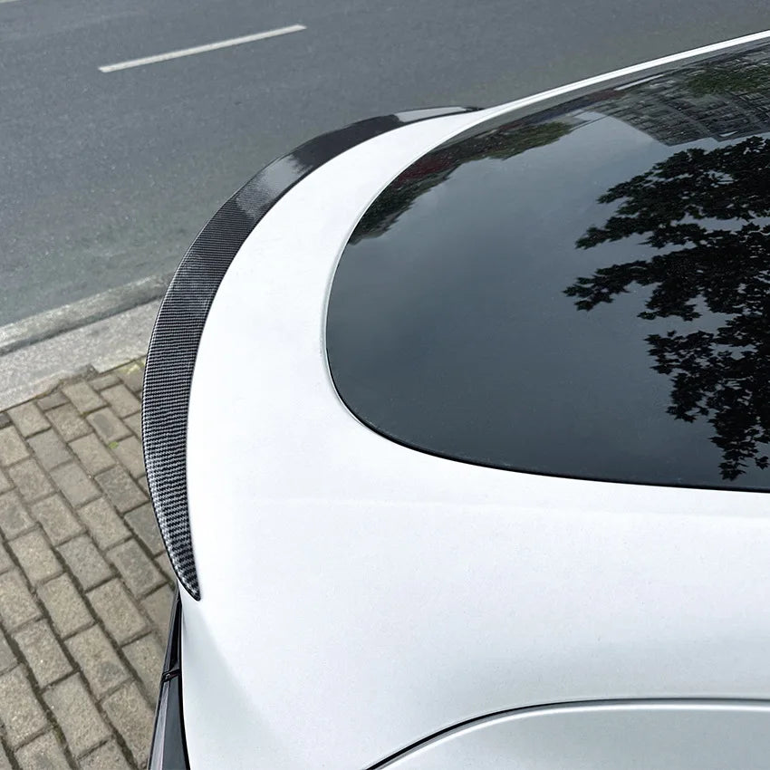 New for Tesla Model Y P Style Original Factory High-performance Styling Spoiler Carbon Rear Trunk Lip Tail Wing Car Accessories