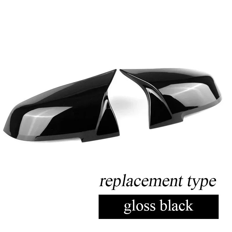 1 Pair ABS & Real Carbon Fiber Rearview Door Mirror Cap Door Mirror Covers for BMW 1 2 3 4 Series X1 F20 F21 F22 F23 F87 M2 F30 F31 F34 F32 F33 F36 E84