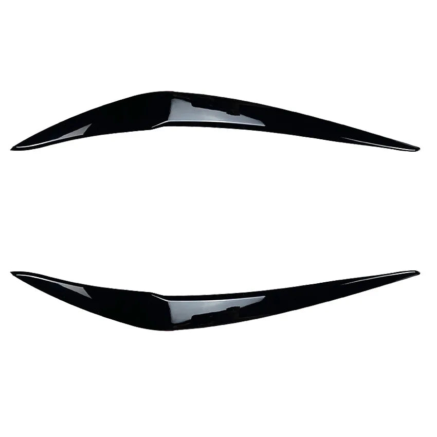 2pcs ABS Evil Headlight Eyebrows Eyelid Angle Eye For BMW 1 Series  F20 Facelift 118i 120i 2015-2019 Car Front Eyelids Stickers