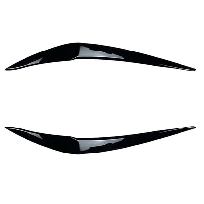 2pcs ABS Evil Headlight Eyebrows Eyelid Angle Eye For BMW 1 Series  F20 Facelift 118i 120i 2015-2019 Car Front Eyelids Stickers