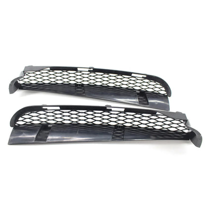 2 PCS Front Bumper Ventilation Grille Mesh Replacement for BMW X5 E53 2004-2006 Front Lower Grill Black Plastic Car Accessories