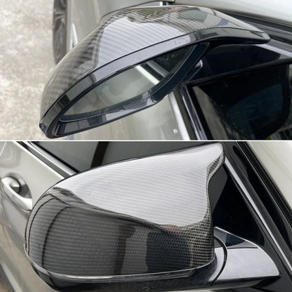 Replacement Prepreg Dry Carbon Fiber Press-molding Door Mirror Cap Covers for BMW 2019+ F95 X5M F96 X6M F97 X3M F98 X4M G09 XM