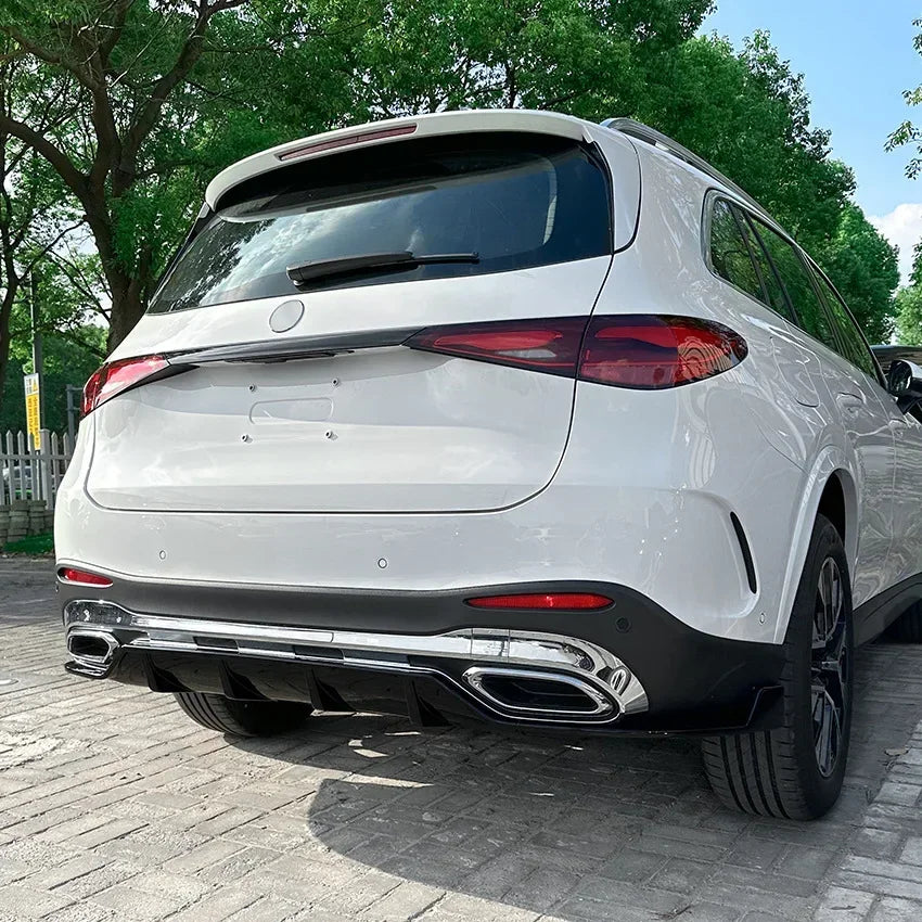 Rear Bumper Lip Diffuser for Mercedes Benz GLC Class X254 2023+ GLC260 300 Carbon Look Canards Splitter Air Trim Car Accessories