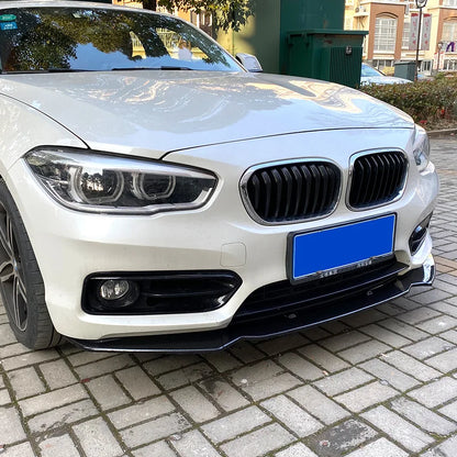 F20 Front Bumper Lip Spoiler Splitter Body Kit Guards For BMW 1 Series F21 116i 118i 120i 2011-2019 Car Accessories Gloss Black