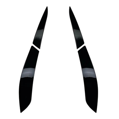 Glossy Black Rear Headlight Lamp Eyebrow Eyelid Trim Cover For Volkswagen VW Golf 6 GTI R ABS Stickers Accessories Car Styling