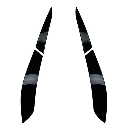 Glossy Black Rear Headlight Lamp Eyebrow Eyelid Trim Cover For Volkswagen VW Golf 6 GTI R ABS Stickers Accessories Car Styling