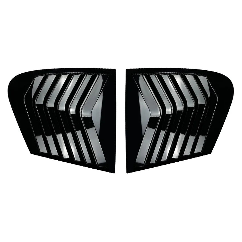 Rear Window Quarter Side Shutter Louvers Sticker Trim Cove Air Vent for BMW 1 Series F20 118i 120i 2011-2019 Car Accessories