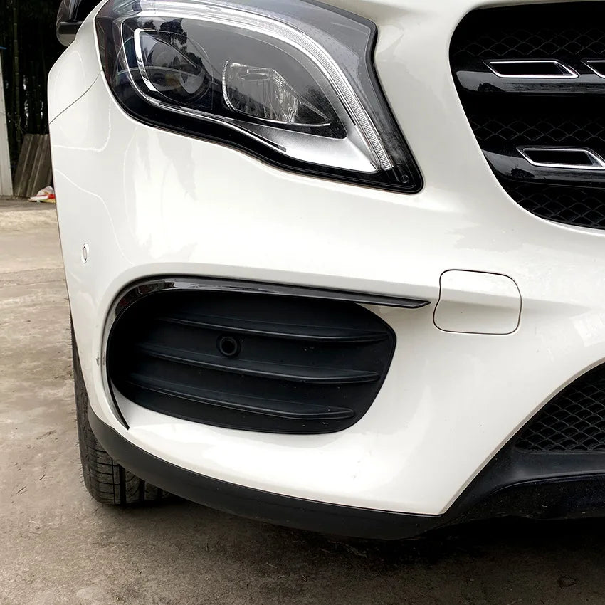 Front Bumpers Splitter Lip for Mercedes Benz GLA Class GLA220 250 X156 AMG 2017-2019 Car Styling Side Spoiler Trim Cover Sticker