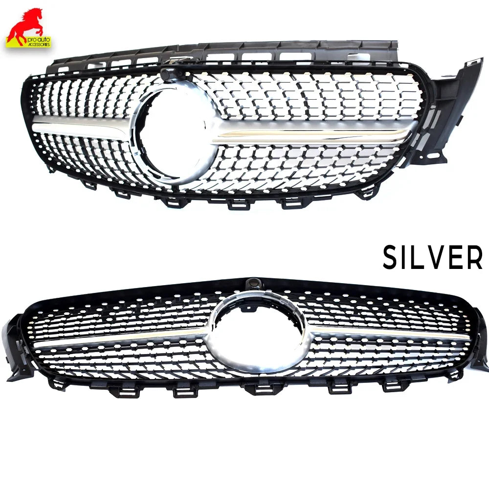 W213 Diamond Front Bumper Grill Mesh Grille for Mercedes 2017 - 2019 E Class Saloon S213 Estate C238 Coupe A238 Cabriolet Sport