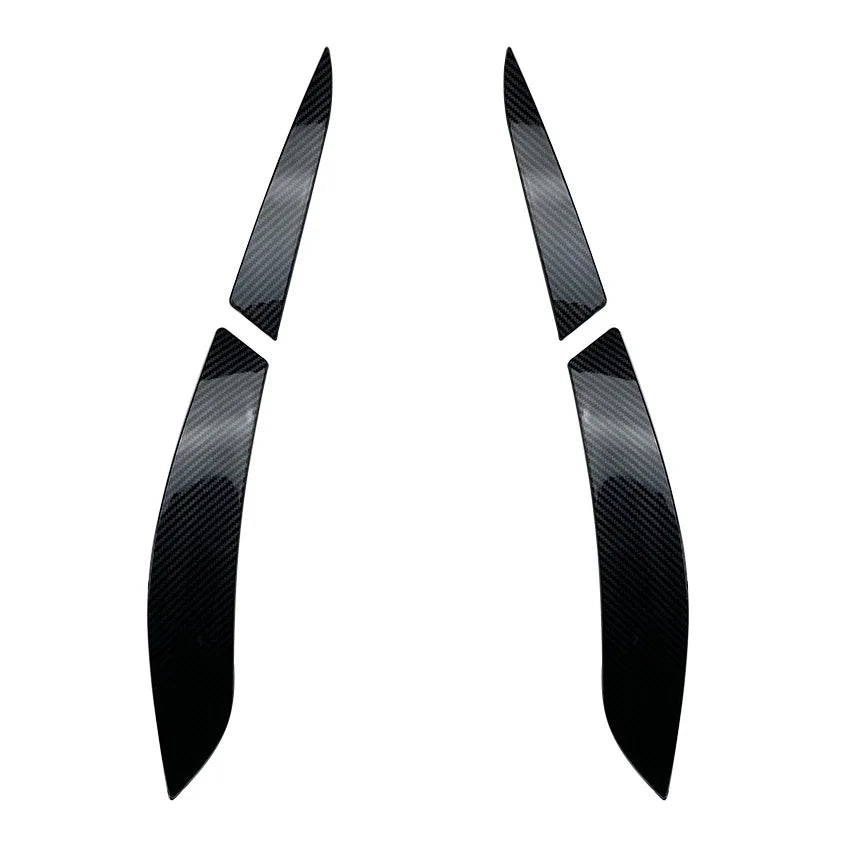 Glossy Black Rear Headlight Lamp Eyebrow Eyelid Trim Cover For Volkswagen VW Golf 6 GTI R ABS Stickers Accessories Car Styling