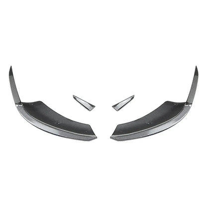 Front Bumper Lip Spoiler + Side Splitter Canard Body Kit for Mercedes Benz C Class W177 2023+ A180 A200 A35 AMG Car Accessories