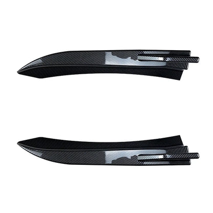 2Pcs Rear Bumper Lip Splitter Body Kit For BMW 3 4 Series F30 F36 M-Tech 2013-2019 Car Spoiler Protector Carbon Fiber Styling