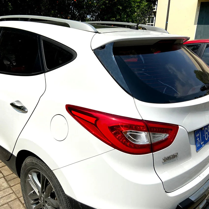 Glossy Black Rear Window Trunk Spoiler Side Wing for Hyundai IX35 2010-2017 ABS Plastic Stickers Cover Car Styling Accessories