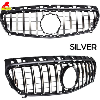 W176  Front GTR Grille Pre-facelift  for 2013 - 2015 Mercedes A Class Hatchback A180 A200 A220 A250 Except for A45 AMG Grills