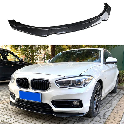 F20 Front Bumper Lip Spoiler Splitter Body Kit Guards For BMW 1 Series F21 116i 118i 120i 2011-2019 Car Accessories Gloss Black