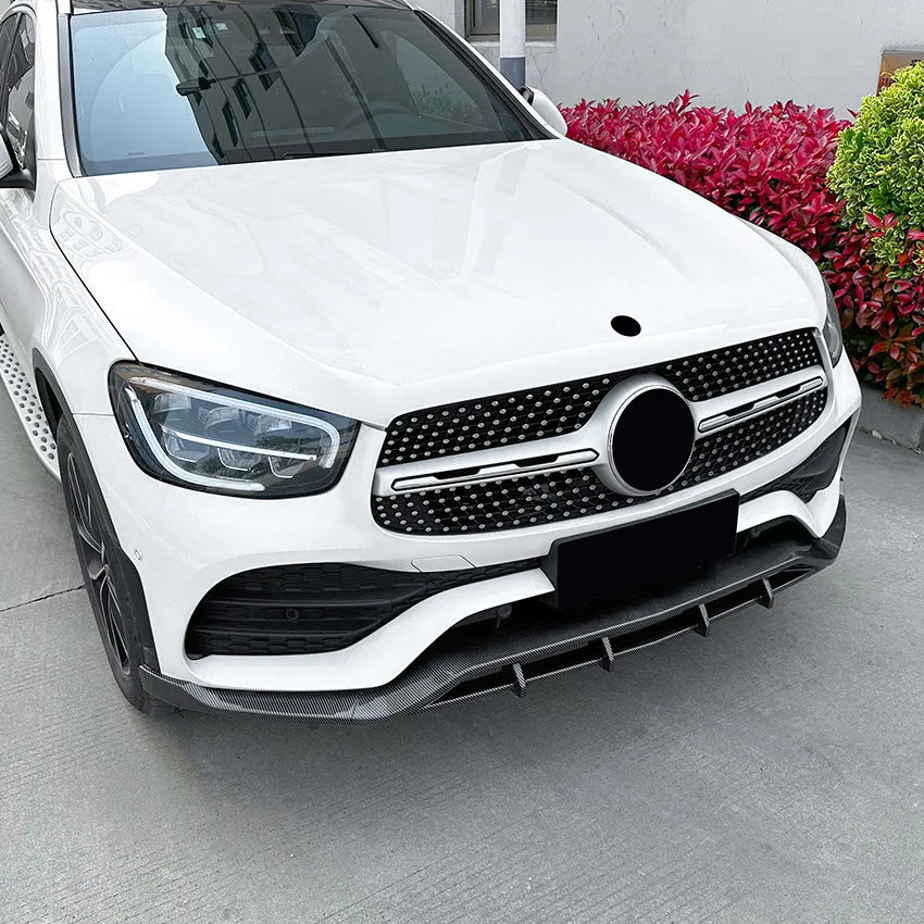 Front Bumper Lip Spoiler Splitter Body Kit Guards For Mercedes Benz GLC Class X253 GLC200 260 300 2020-2022 AMG Car Accessories