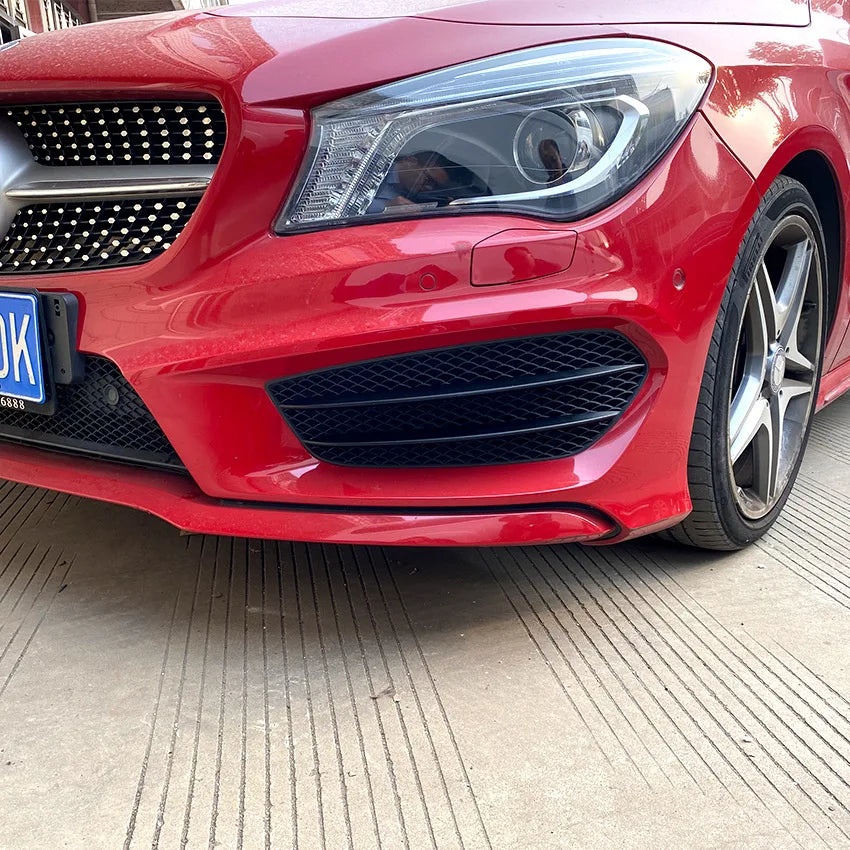 Front Bumper Lower Grille Splitter for Mercedes Benz CLA Class C117 CLA200 220 CLA45 2013-2015 AMG Car Side Vent Spoiler Canards