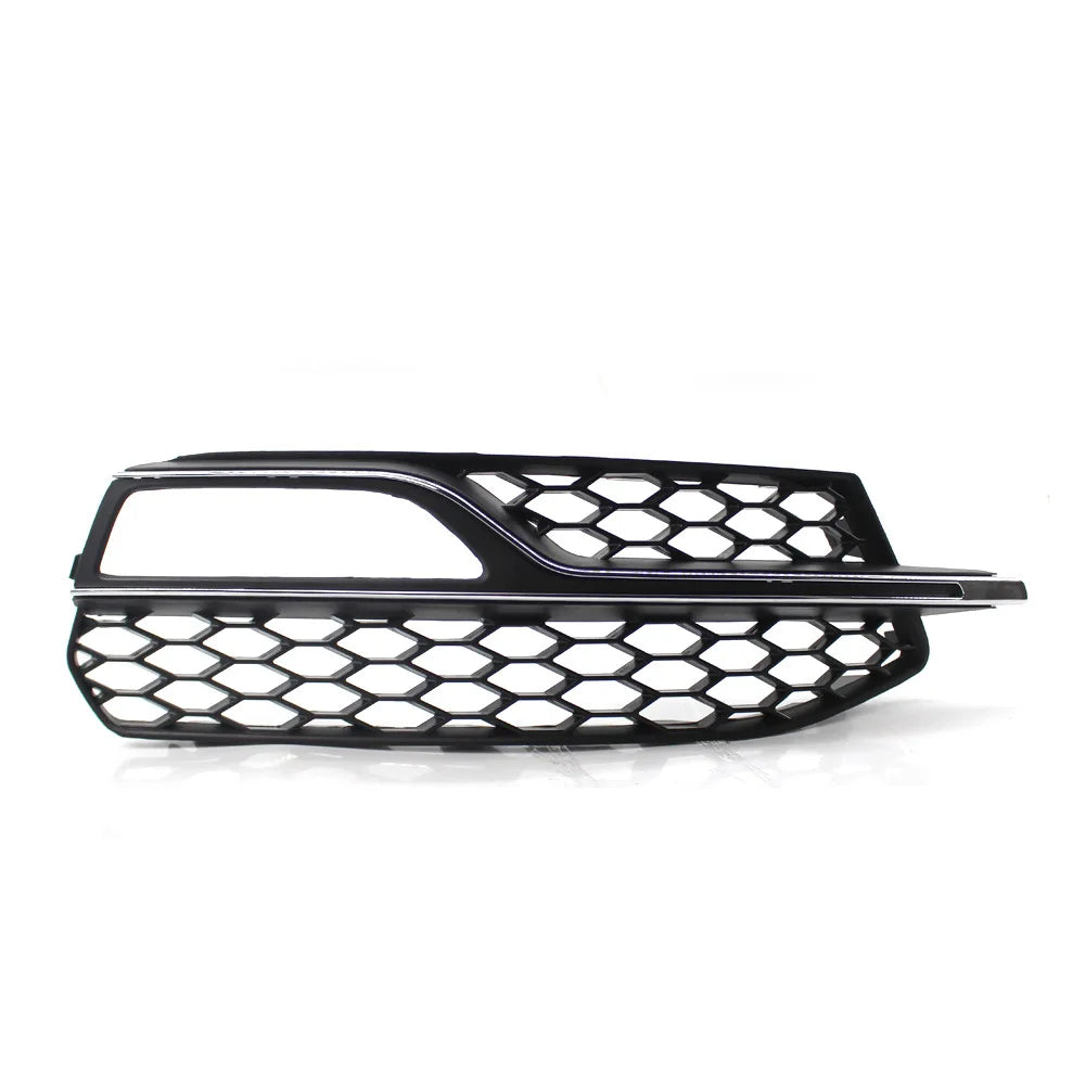 Suitable for 13-16 Audi A3 Sport S3 Front Bumper Fog Light Grille Cover Honeycomb Grill Frame Bumper Mesh Grills Car Accessories