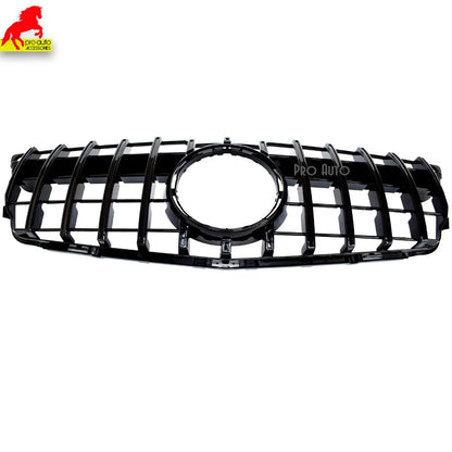 X204 GT Grilles Front Bumper Grill Mesh for Mercedes GLK Class 2012 - 2015 Diamond Black Silver Car Replacement Hood Mesh Grid