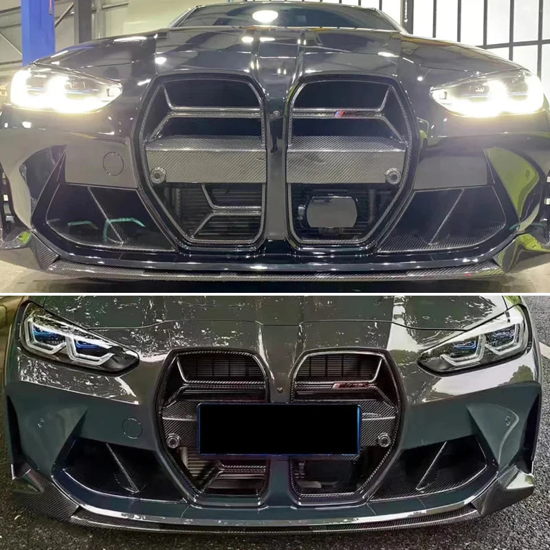 Prepreg Dry Carbon Fiber Front Racing Grille Radiator Grill for BMW 2021+ M3 G80 M4 G82 G83