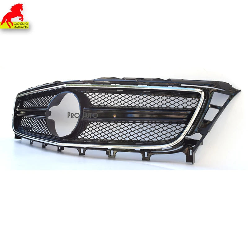 Front Bumper Radiator Grill Mesh Black Grille for Mercedes CLS Class Pre-facelifted C218 Coupe X218 Shooting Brake 2011-2014