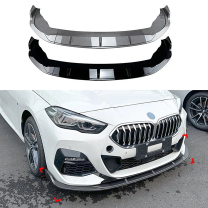 Front Bumper Lip Side Splitter Spoiler Body Kit Deflector Guards for BMW 2 Series F44 M Sport 218i 220i 2020+ Car Accessories