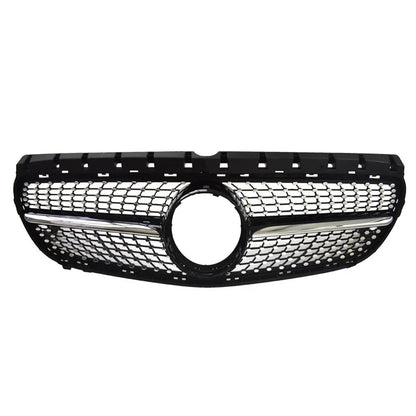 Front Bumper Radiator Grille Diamond Style Grill for Mercedes Benz B Class W246 B180 B200 2015-2019 GT Grills Car Accessories