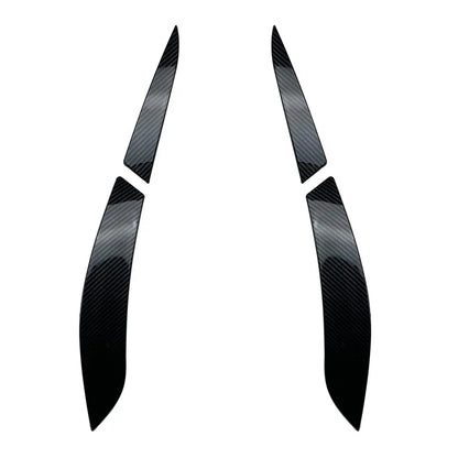 Glossy Black Rear Headlight Lamp Eyebrow Eyelid Trim Cover For Volkswagen VW Golf 6 GTI R ABS Stickers Accessories Car Styling