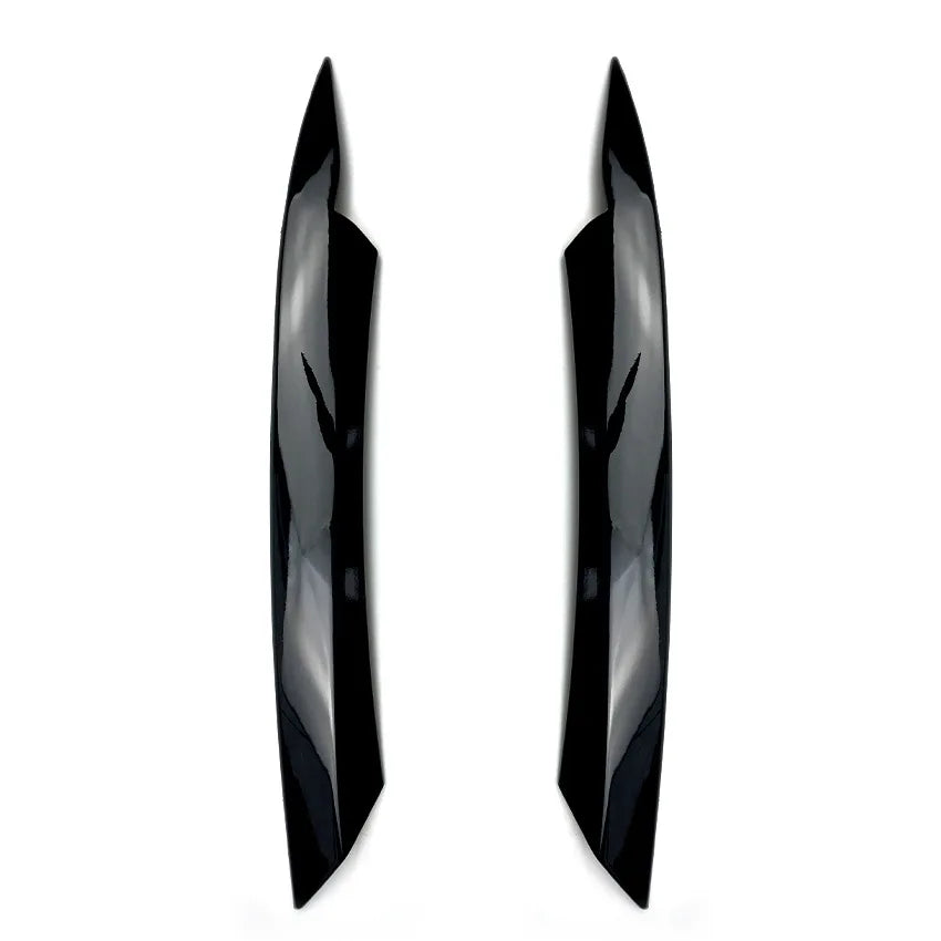 Car Styling Pair Car Headlights Eyelids Eyebrow Glossy Black ABS Trim Stickers Cover for VW Volkswagen Passat B7 Accessories