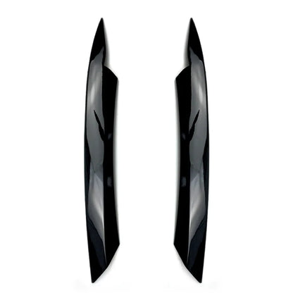 Car Styling Pair Car Headlights Eyelids Eyebrow Glossy Black ABS Trim Stickers Cover for VW Volkswagen Passat B7 Accessories