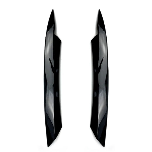 Car Styling Pair Car Headlights Eyelids Eyebrow Glossy Black ABS Trim Stickers Cover for VW Volkswagen Passat B7 Accessories