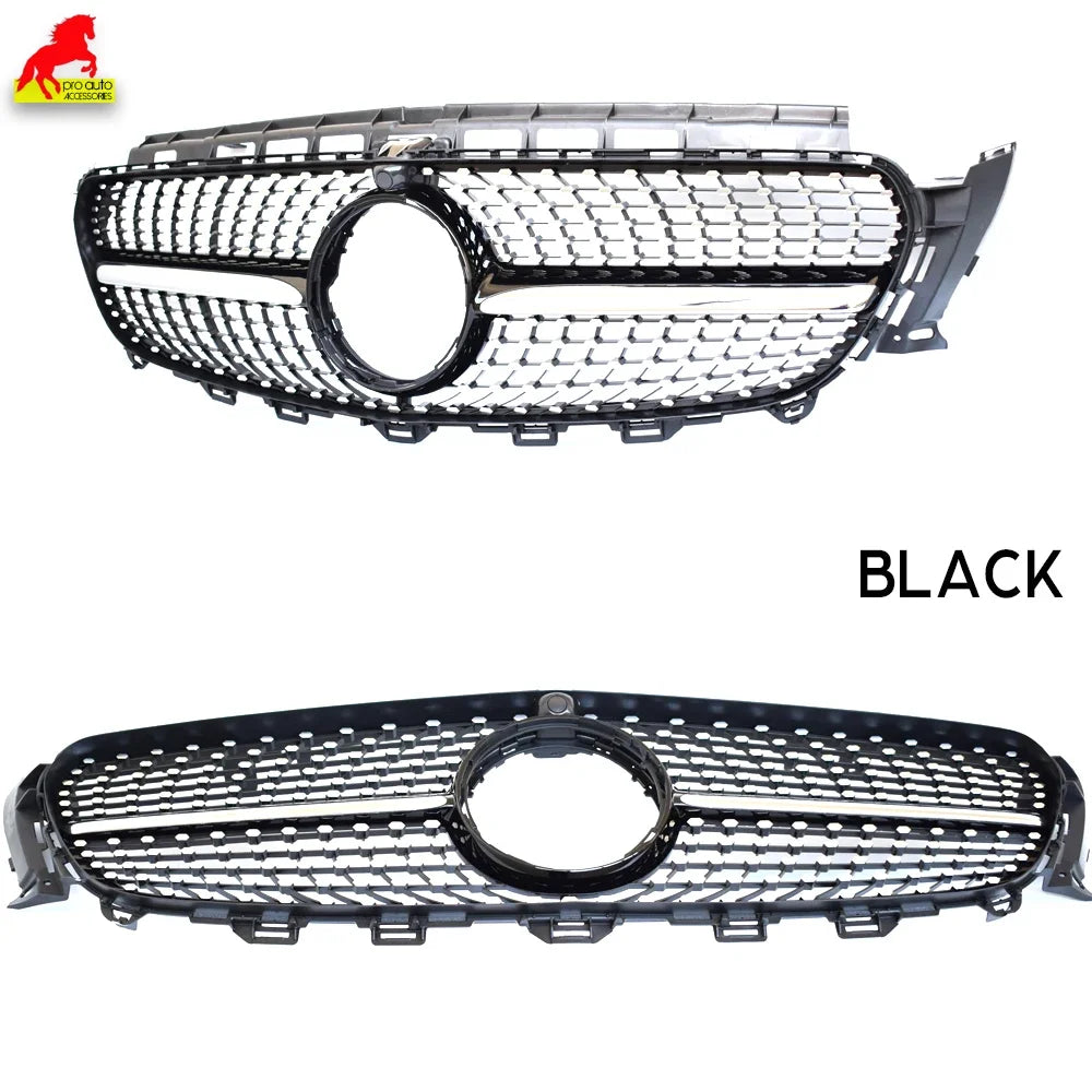 W213 Diamond Front Bumper Grill Mesh Grille for Mercedes 2017 - 2019 E Class Saloon S213 Estate C238 Coupe A238 Cabriolet Sport