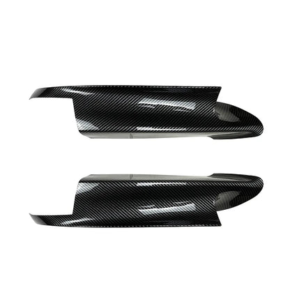 2Pcs Front Bumper Canards Lip Splitter Body Kit for BMW 3 Series E90 E91 E92 E93 M3 2006-2013 Black Cover Trim Exterior Tuning