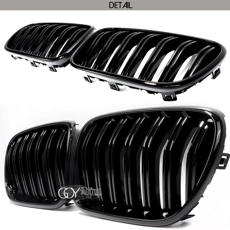 Gloss Black Front Bumper Kidney Grille Piano Black Grill for BMW X3 2010 - 2013 F25