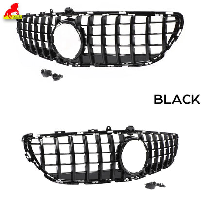 Front Bumper GT Grille suitable for Mercedes CLS Class W218 X218 2015 - 2017 CLS 400 CLS 350 CLS 500 Black Silver Racing Grill