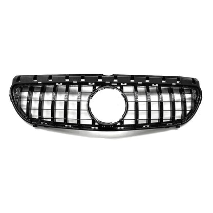 ABS Black Silver Grill Replacement Front Bumper Radiator GT Grille for Mercedes Benz B Class W246 2012-2014 Diamonds Grilles