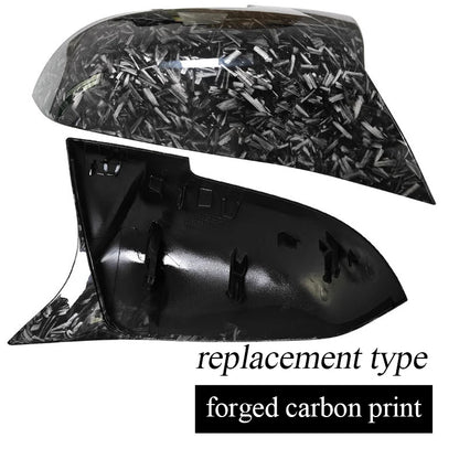 1 Pair ABS & Real Carbon Fiber Rearview Door Mirror Cap Door Mirror Covers for BMW 1 2 3 4 Series X1 F20 F21 F22 F23 F87 M2 F30 F31 F34 F32 F33 F36 E84
