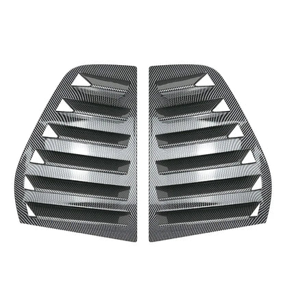 2 PCS Rear Window Louver Shutter Side Vent  Auto Styling for Volkswagen Golf 5 VW 5 Golf MK5 Car Sticker Exterior Accessories