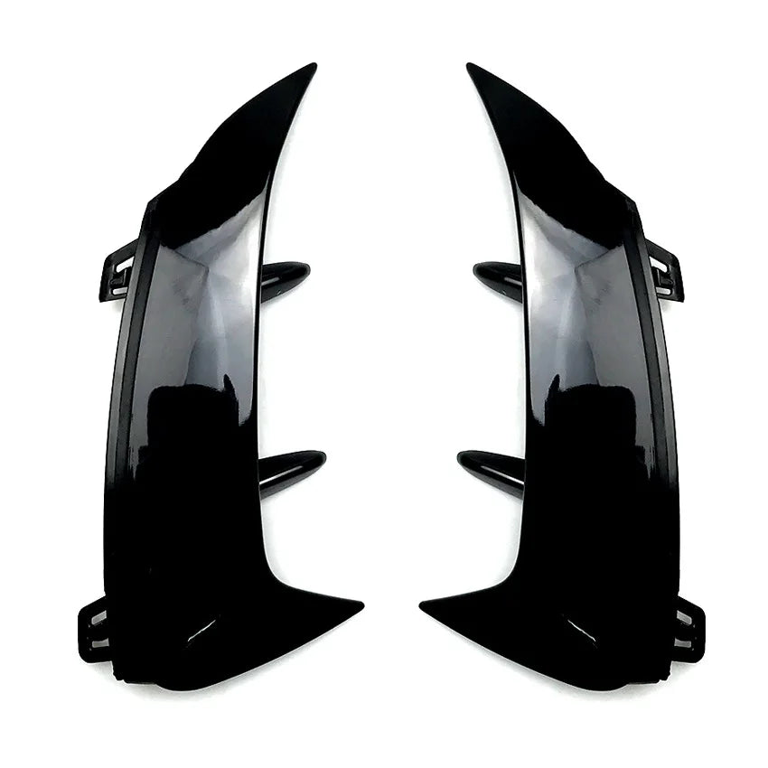 2 PCS W177 Front Bumpers Air Vent Lip Cover for Mercedes Benz A-Class A180 A200 A220 AMG Hatchback Car Trim Spoiler Canards Fin