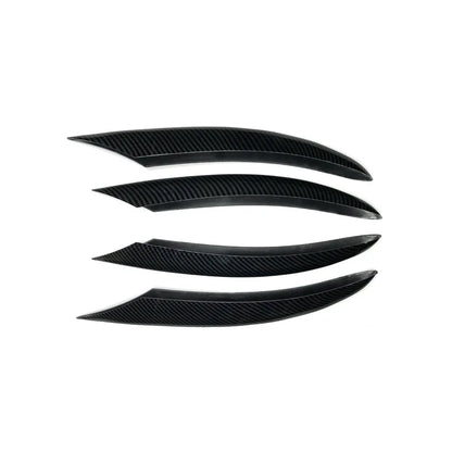 Car Front Bumper Spoiler Cover Fog Light Splitter Air Intake Grille Trim For Mercedes Benz C Class W205 AMG C200 C260  2019-2021