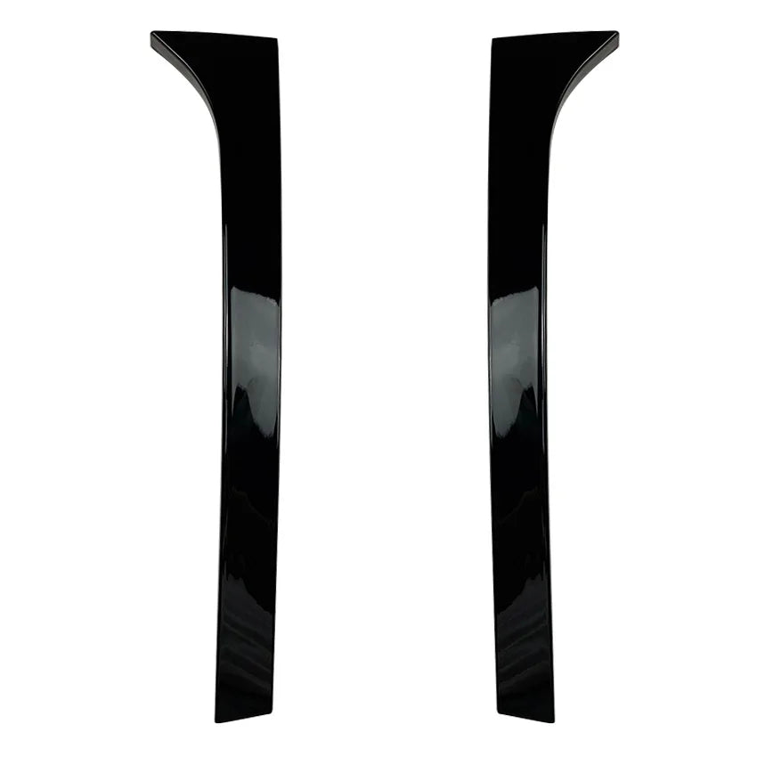 2PCS ABS Car Rear Window Side Spoiler Wing Sticker Trunk Wing for SKODA Superb Estate B6 2008-2015 Black Diffuser Trim Cover