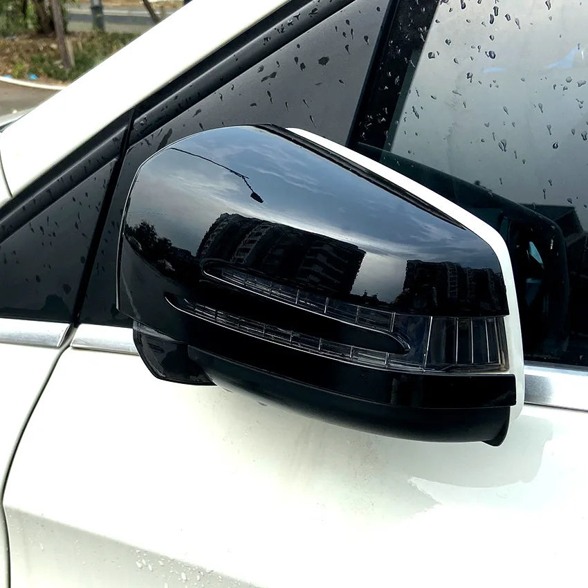 Rear View Side Mirror Cap Cover Trim Sticker For Mercedes Benz A B C E CLA GLA Class W176 C117 X156 W204 W212 Car Accessories