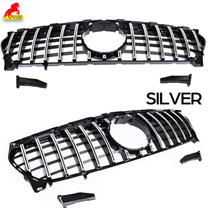 W117 Front Bumper Racing Grill Replacment for Mercedes Benz CLA Class 4-Door Coupe C117 & 5-Door Shooting Brake 2013-2018 CLA 45