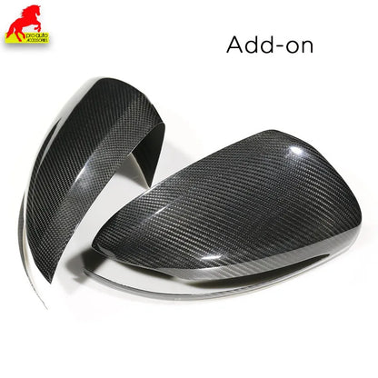 Car Dry Carbon Side Rearview Mirror Cover Trim for Mercedes B W247 C W205 E W213 W238 CLS C257 S W222 GLA H247 GLB X247 GLC W253