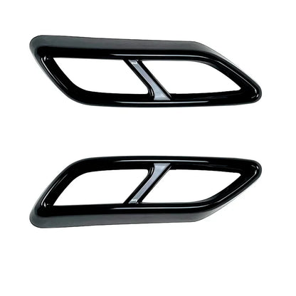 1 Set Rear Bumper Diffuser Lip Spoiler Air Outlet Exhaust Strip Cover Trim for Audi A3 8Y S Line Sportback Sedan 2021+ Stickers